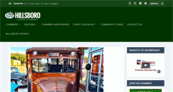 Desktop Screenshot of hillsborochamber.org